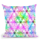 Hexagon Pattern Serie Iii Throw Pillow By Yantart Designs