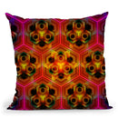 Hexagon Pattern Serie Iv Throw Pillow By Yantart Designs