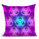 Hexagon Pattern Serie V Throw Pillow By Yantart Designs