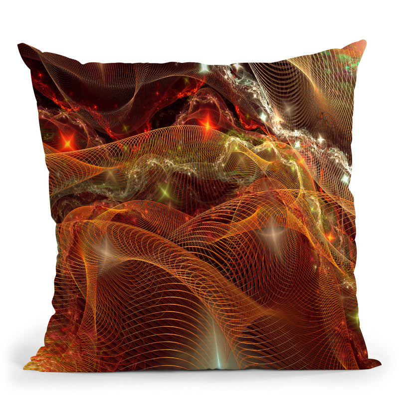 Fractal Cosmos Ii Throw Pillow By Yantart Designs