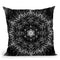 Aligned Flower - Acidmath Black Throw Pillow By Yantart Designs
