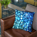 Blue Psychedelic Universe Throw Pillow By Yantart Designs