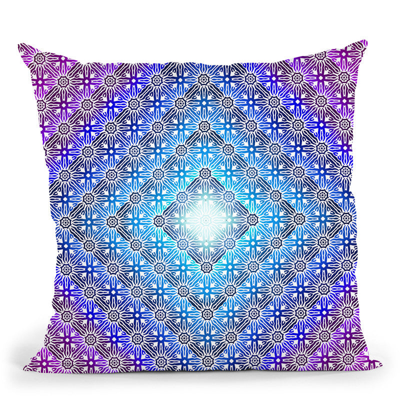 Colored Pattern I Throw Pillow By Yantart Designs
