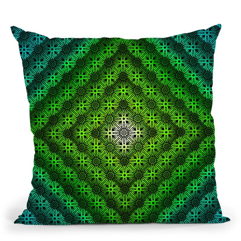 Colored Pattern Iv Throw Pillow By Yantart Designs