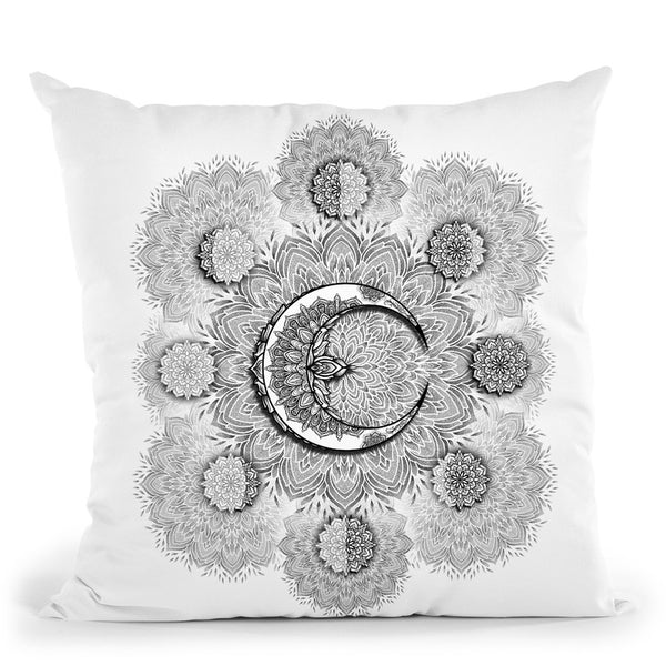 Crescent Moon - Original Throw Pillow By Yantart Designs