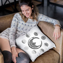 Crescent Moon Throw Pillow By Yantart Designs