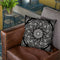 Fibonacci White Mandala Throw Pillow By Yantart Designs