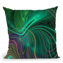 Fractalized Throw Pillow By Yantart Designs