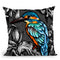 Kingfisher -Normal Throw Pillow By Yantart Designs