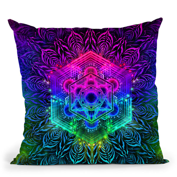 Metatronic Throw Pillow By Yantart Designs