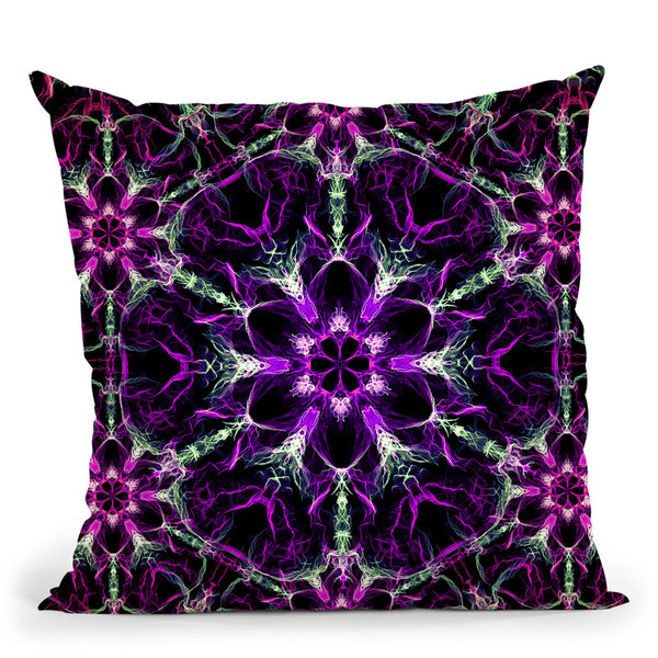 Psyched Iii Throw Pillow By Yantart Designs