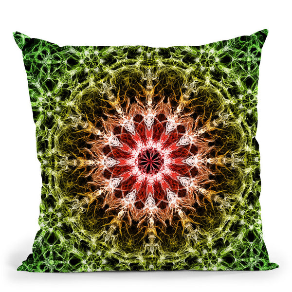 Psyched Iv Throw Pillow By Yantart Designs