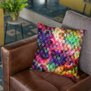 Psychedelic Flow Throw Pillow By Yantart Designs