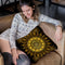 Raising - Gold Throw Pillow By Yantart Designs
