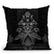 The Auspices Of Horus - Black Throw Pillow By Yantart Designs
