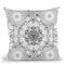 Yantrart Design Geometric White Throw Pillow By Yantart Designs