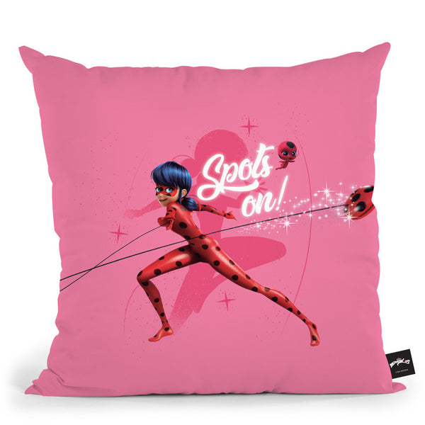 Miraculous Spots On Throw Pillow By Miraculous
