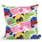 Ladybug Cat Noir Pattern Throw Pillow By Miraculous