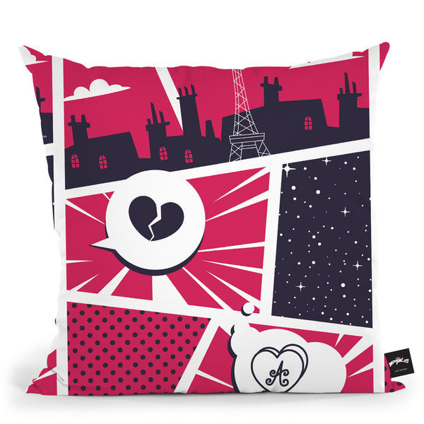 The City Of Heartbreak Throw Pillow By Miraculous