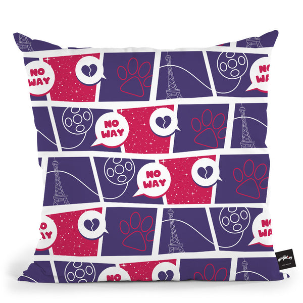 No Way Throw Pillow By Miraculous