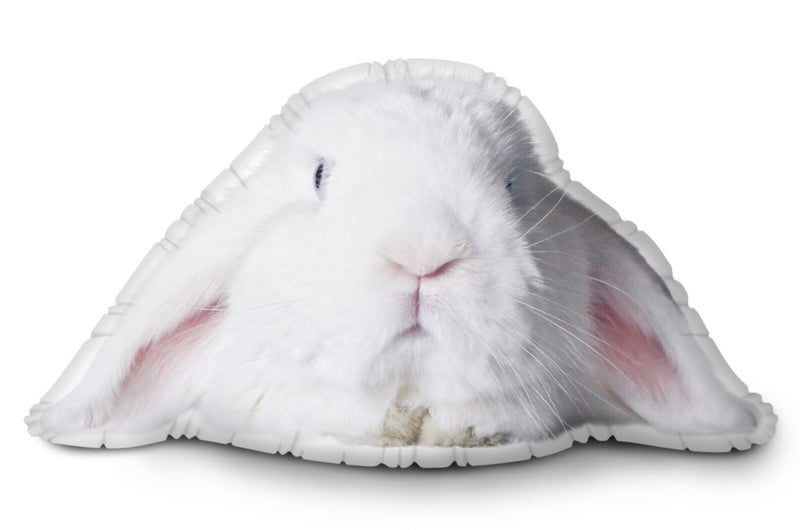 Very Fat Rabbit Face Throw Pillow
